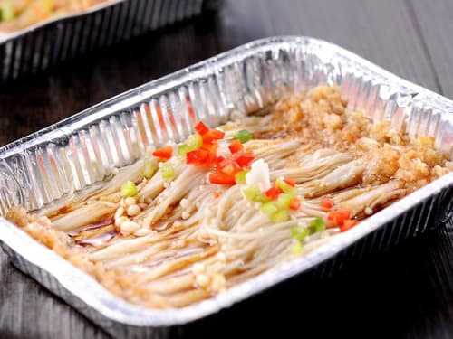 丰城锡纸烤金针菇